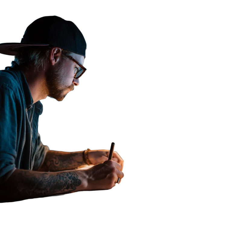 Graphic Designer At Work Vinyl Car Decal Sticker – Waterproof & UV-Resistant 8"