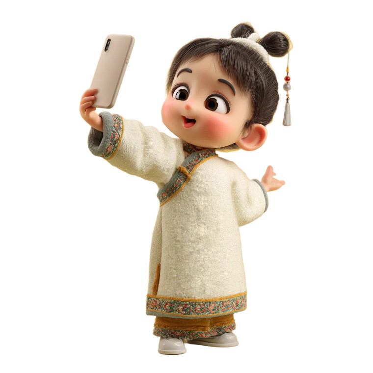 Chinese Ip Child Vinyl Car Decal Sticker – Waterproof & UV-Resistant 8"