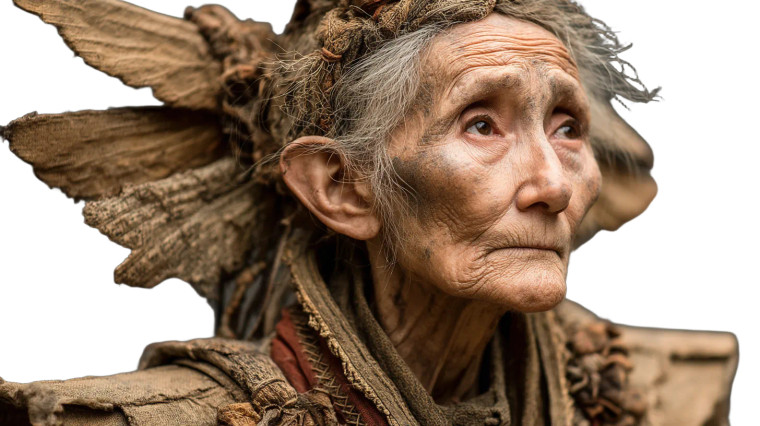 Moth-Winged Woman Vinyl Car Decal Sticker – Waterproof & UV-Resistant 8"