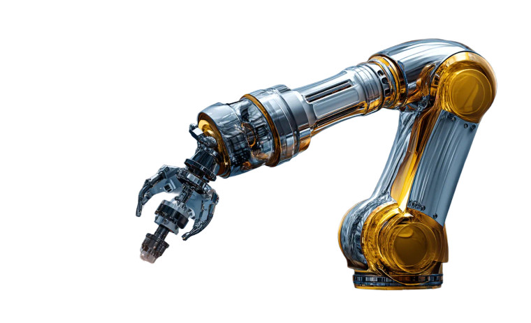 Giant Robotic Arm Vinyl Car Decal Sticker – Waterproof & UV-Resistant 8"