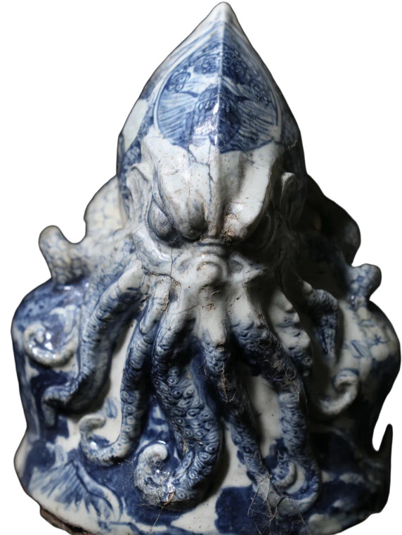 Chinese Cthulhu Artifact Vinyl Car Decal Sticker – Waterproof & UV-Resistant 8"