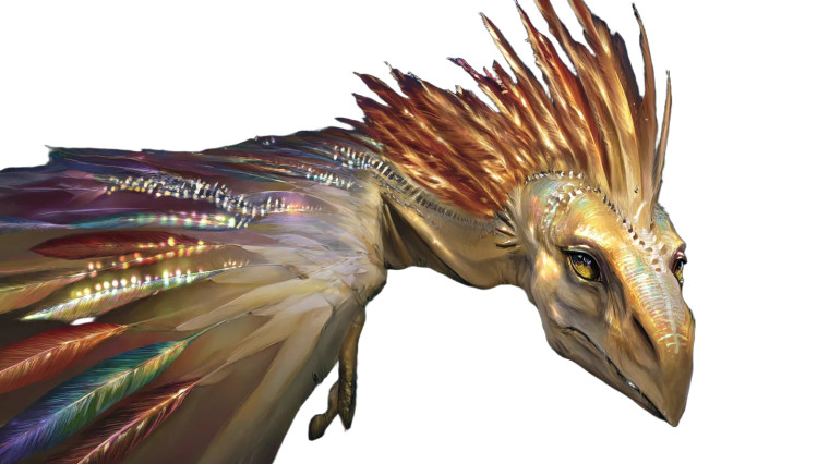 Rainbow Feathered Dragon Vinyl Car Decal Sticker – Waterproof & UV-Resistant 