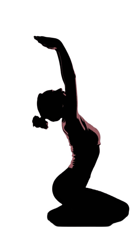 Yoga Silhouette Vinyl Car Decal Sticker – Waterproof & UV-Resistant 8"