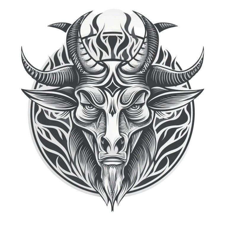 Rising Demon Vinyl Car Decal Sticker – Waterproof & UV-Resistant 8"
