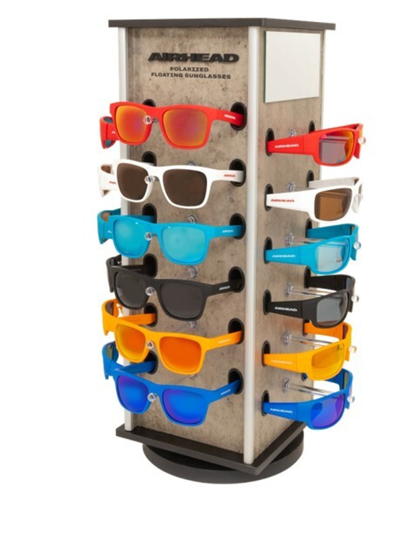 Airhead Sunglasses Tower Display | 36 Assorted Colors | Exhibition & Shop Display