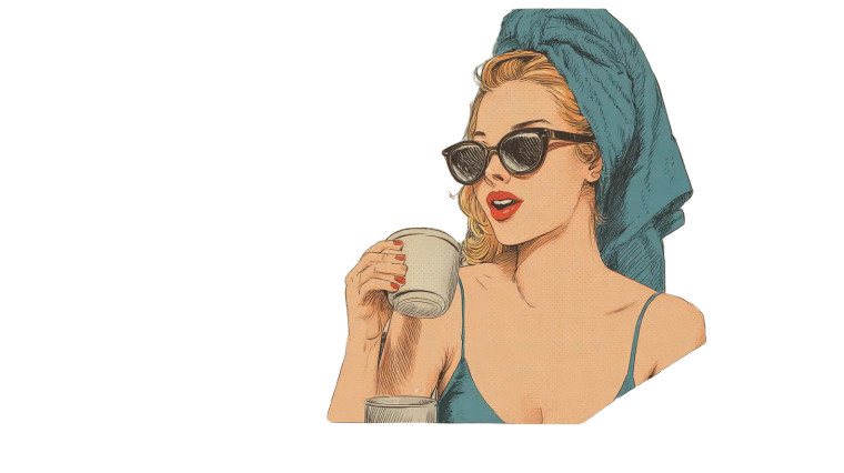 Vintage Coffee Moment V3 Vinyl Car Decal Sticker – Waterproof & UV-Resistant 8"