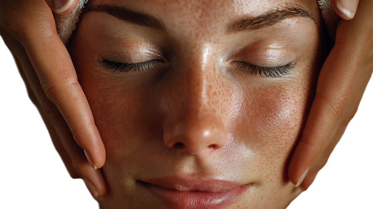 Facial Massage Vinyl Car Decal Sticker – Waterproof & UV-Resistant 8"