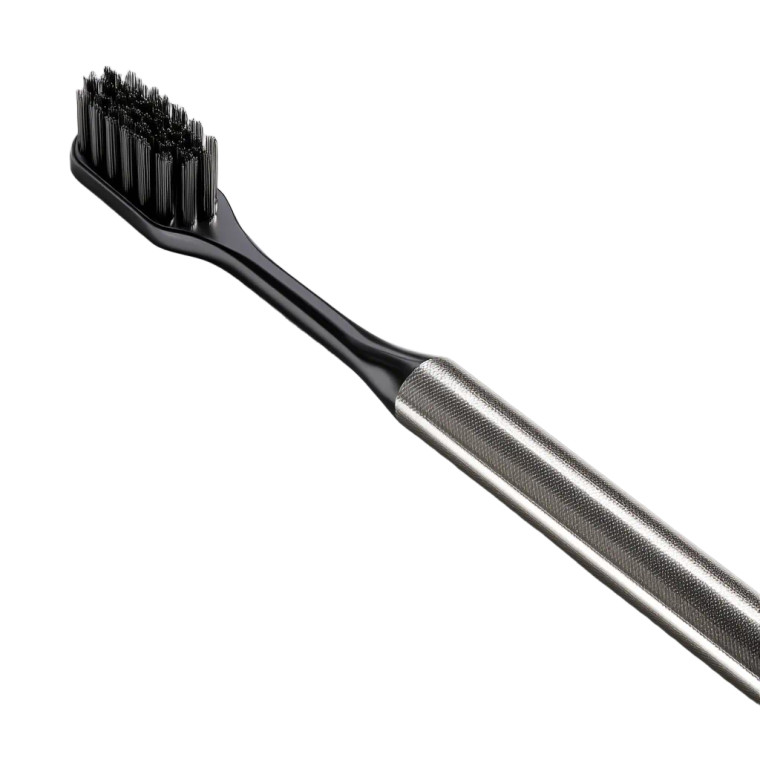 Metal Toothbrush Vinyl Car Decal Sticker – Waterproof & UV-Resistant 8"