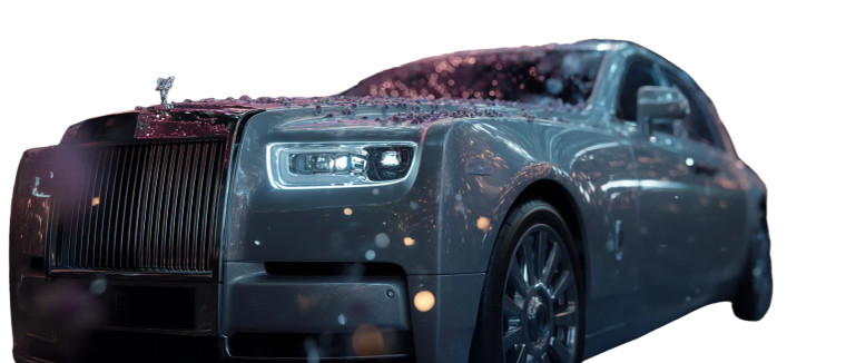 Rolls-Royce Phantom Sakura Vinyl Car Decal Sticker – Waterproof & UV-Resistant 8"