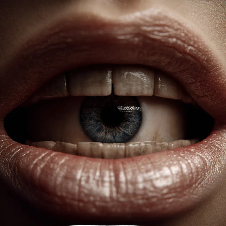 Eyes Like Mouths Vinyl Car Decal Sticker – Waterproof & UV-Resistant 8"