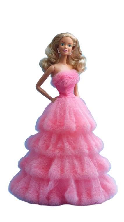 Pink Party Barbie Vinyl Car Decal Sticker – Waterproof & UV-Resistant 8"