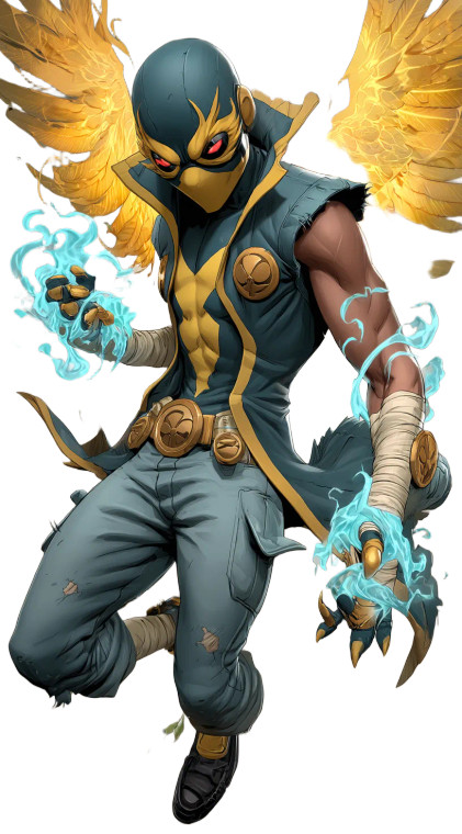 Divine Bird Warrior Vinyl Car Decal Sticker – Waterproof & UV-Resistant 8"