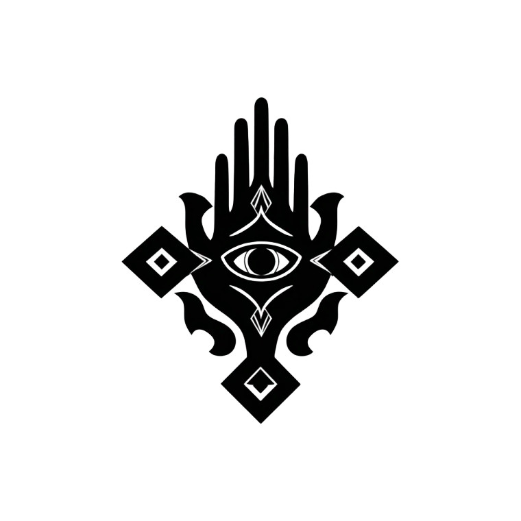 Sacred Cult Symbol Vinyl Car Decal Sticker – Waterproof & UV-Resistant 8"