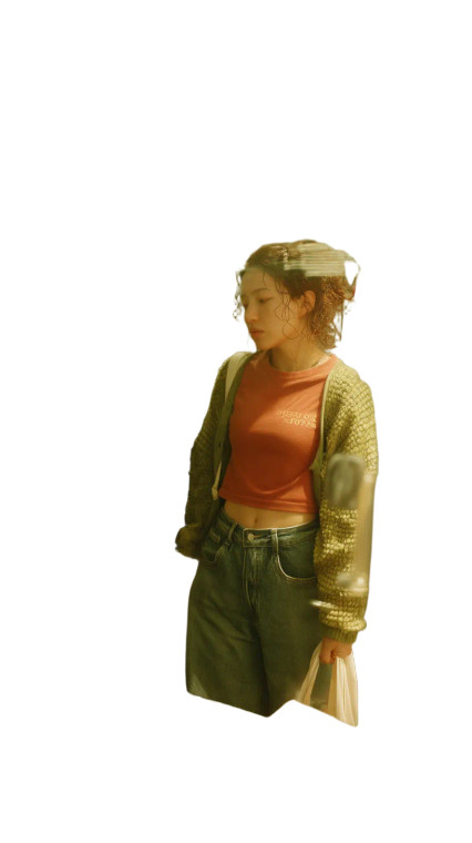 Melting Ice Girl Vinyl Car Decal Sticker – Waterproof & UV-Resistant 8"