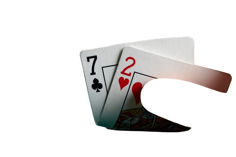 Poker Hand Details Vinyl Car Decal Sticker – Waterproof & UV-Resistant 8"