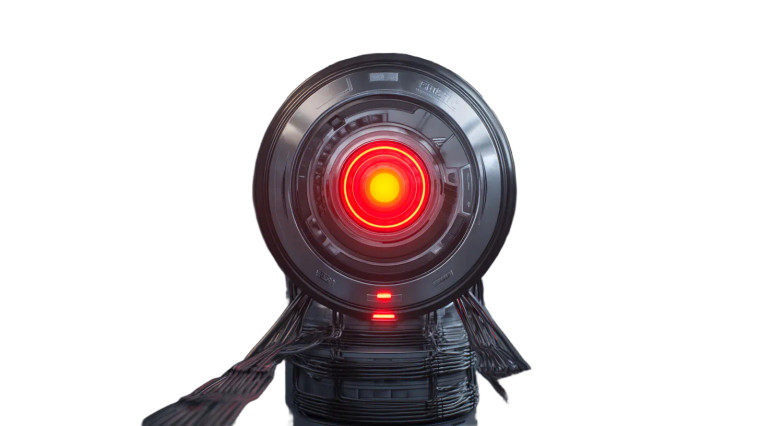 Futuristic Ai Machine Vinyl Car Decal Sticker – Waterproof & UV-Resistant 8"