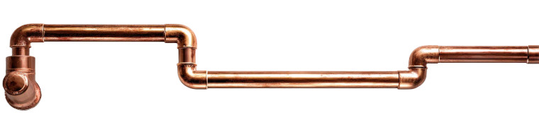 Complex Copper Pipe Vinyl Car Decal Sticker – Waterproof & UV-Resistant 8"