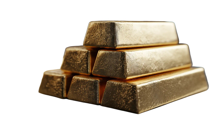 Gold Bullion Bars V2 Vinyl Car Decal Sticker – Waterproof & UV-Resistant 8"