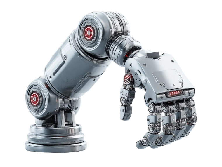 Robotic Arm Vinyl Car Decal Sticker – Waterproof & UV-Resistant 8"