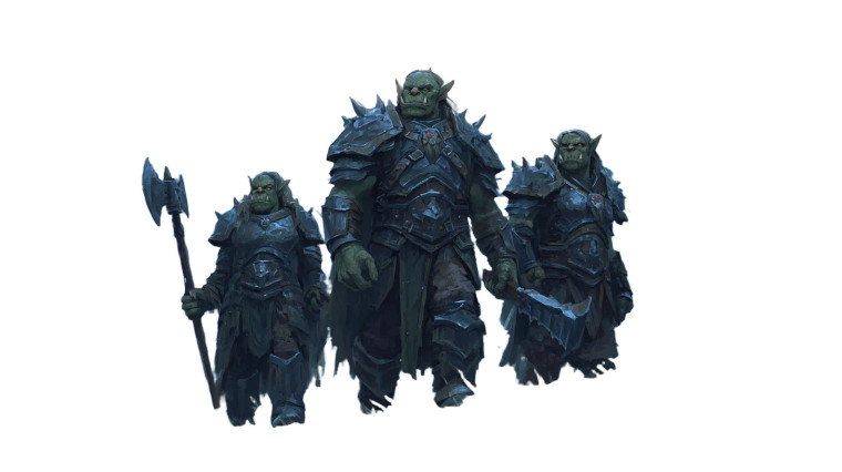 Orcs In Armor Vinyl Car Decal Sticker – Waterproof & UV-Resistant 8"