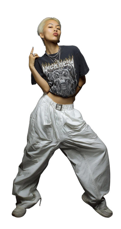 Blonde Hip-Hop Dancer Vinyl Car Decal Sticker – Waterproof & UV-Resistant 8"