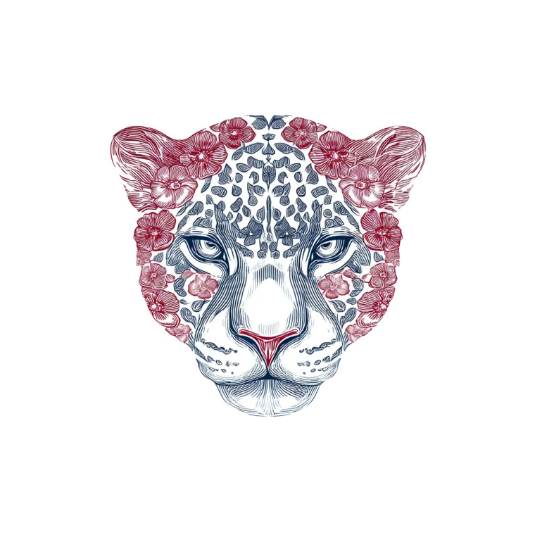 Fierce Jaguar Face Vinyl Car Decal Sticker – Waterproof & UV-Resistant 8"
