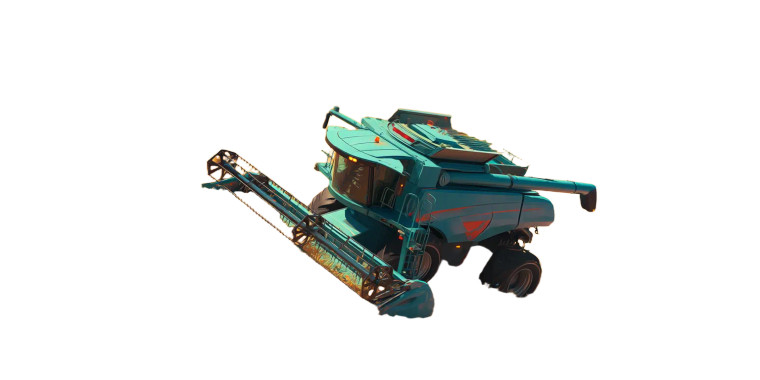 Futuristic Wheat Harvest Vinyl Car Decal Sticker – Waterproof & UV-Resistant 8"