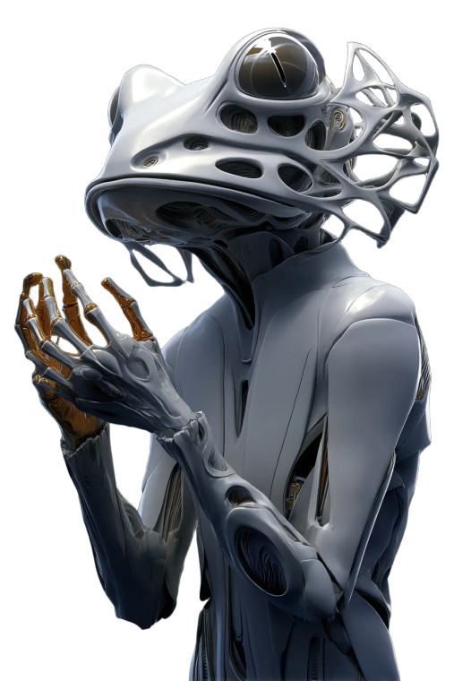 Frog Alien Humanoid Vinyl Car Decal Sticker – Waterproof & UV-Resistant 8"