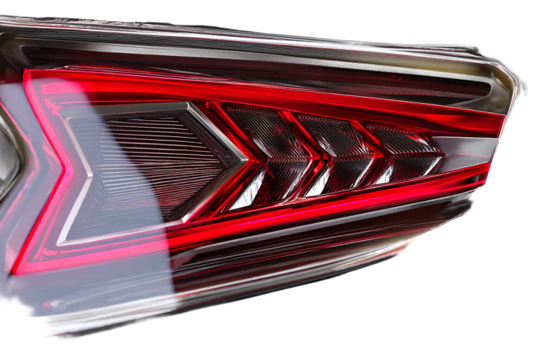 Futuristic Tail Light Vinyl Car Decal Sticker – Waterproof & UV-Resistant 8"