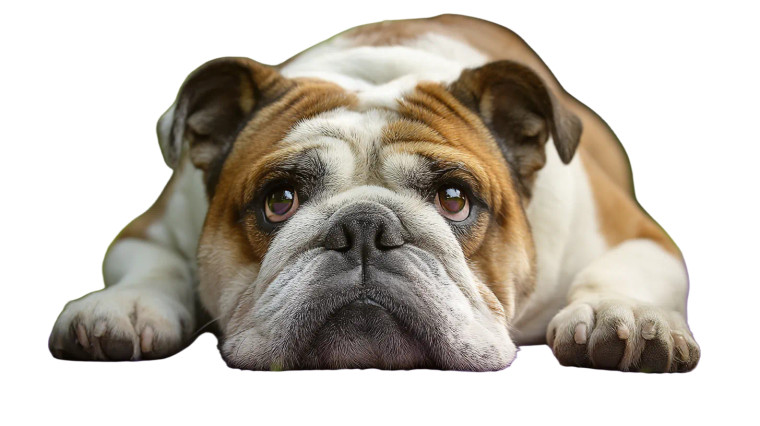 Yoga Bulldog V2 Vinyl Car Decal Sticker – Waterproof & UV-Resistant 8"