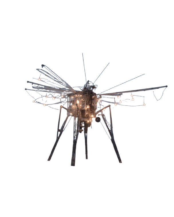 Flying Wire Machine Vinyl Car Decal Sticker – Waterproof & UV-Resistant 8"