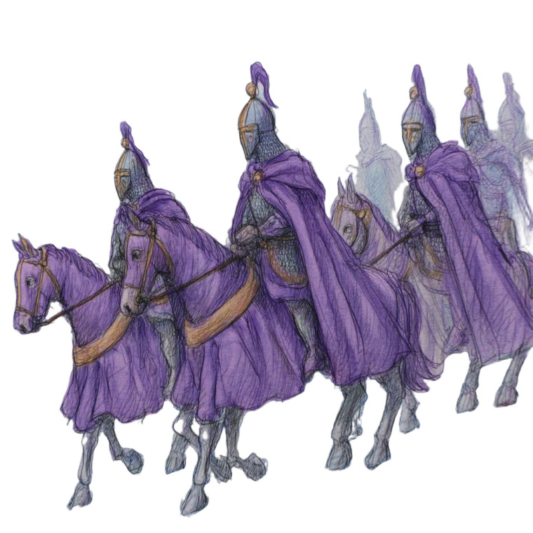 Byzantine Cataphracts Vinyl Car Decal Sticker – Waterproof & UV-Resistant 8"