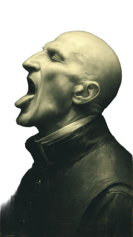 Demon Priest Art Vinyl Car Decal Sticker – Waterproof & UV-Resistant 8"