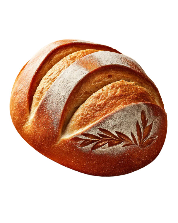 Rustic Bread Loaf Vinyl Car Decal Sticker – Waterproof & UV-Resistant 8"