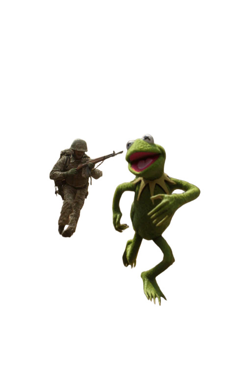 Crazed Kermit Chase Vinyl Car Decal Sticker – Waterproof & UV-Resistant 8"