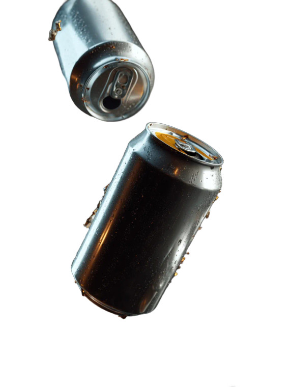 Falling Beer Cans Vinyl Car Decal Sticker – Waterproof & UV-Resistant 8"