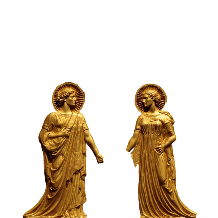 Divine Masculine Feminine Panel Vinyl Car Decal Sticker – Waterproof & UV-Resistant 8"