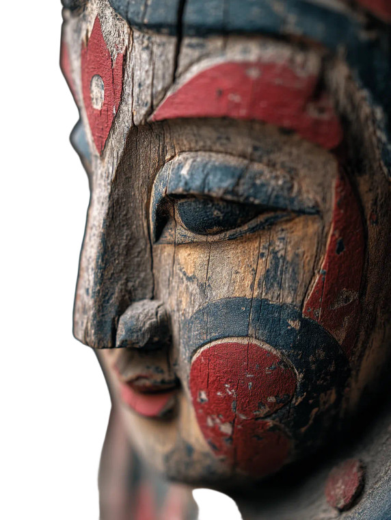 Ancient Chinese Statue Vinyl Car Decal Sticker – Waterproof & UV-Resistant 8"