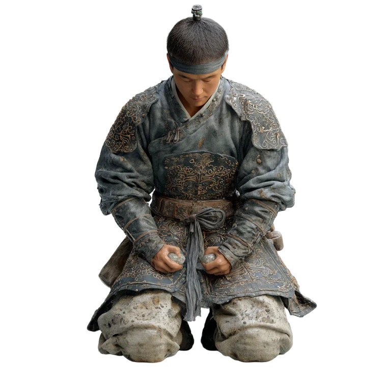 Goryeo Dynasty Nobleman Vinyl Car Decal Sticker – Waterproof & UV-Resistant 8"