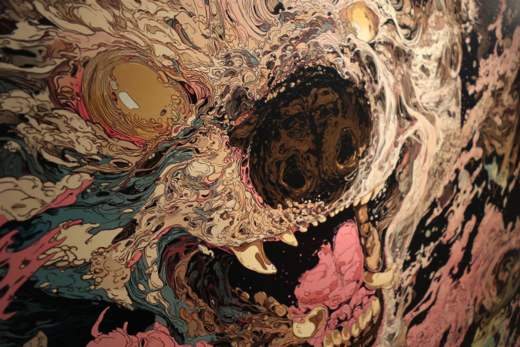 Surreal Rgb Animal Vinyl Car Decal Sticker – Waterproof & UV-Resistant 8"