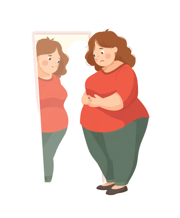 Sad Reflection Vinyl Car Decal Sticker – Waterproof & UV-Resistant 8"