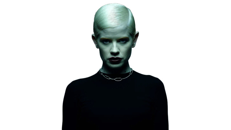 Pale Blonde Figure Vinyl Car Decal Sticker – Waterproof & UV-Resistant 8"