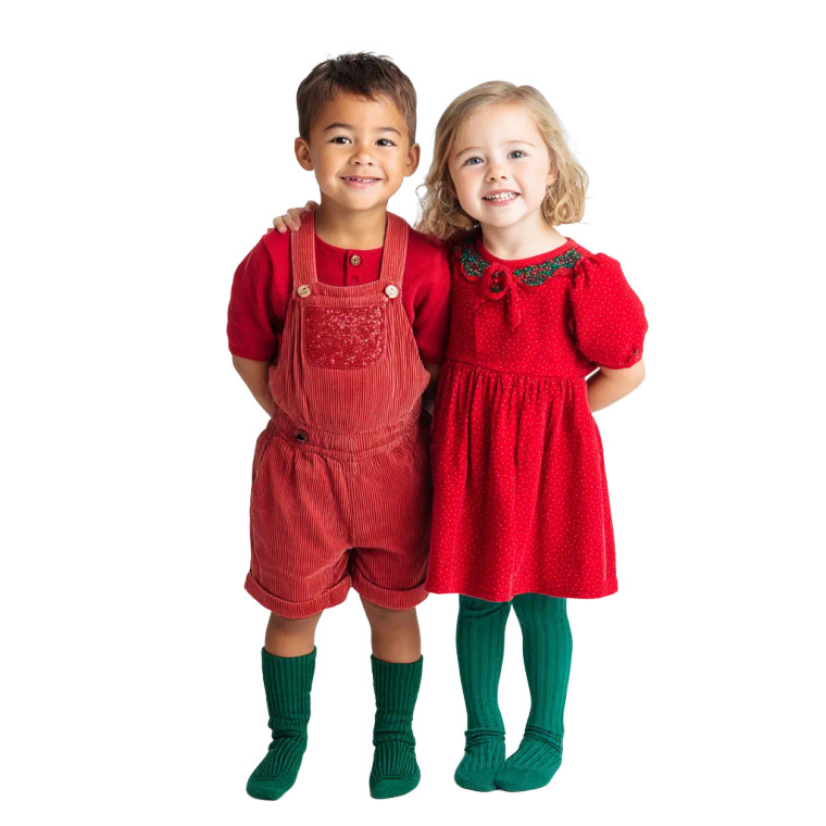 Festive Siblings Duo Vinyl Car Decal Sticker – Waterproof & UV-Resistant 8"