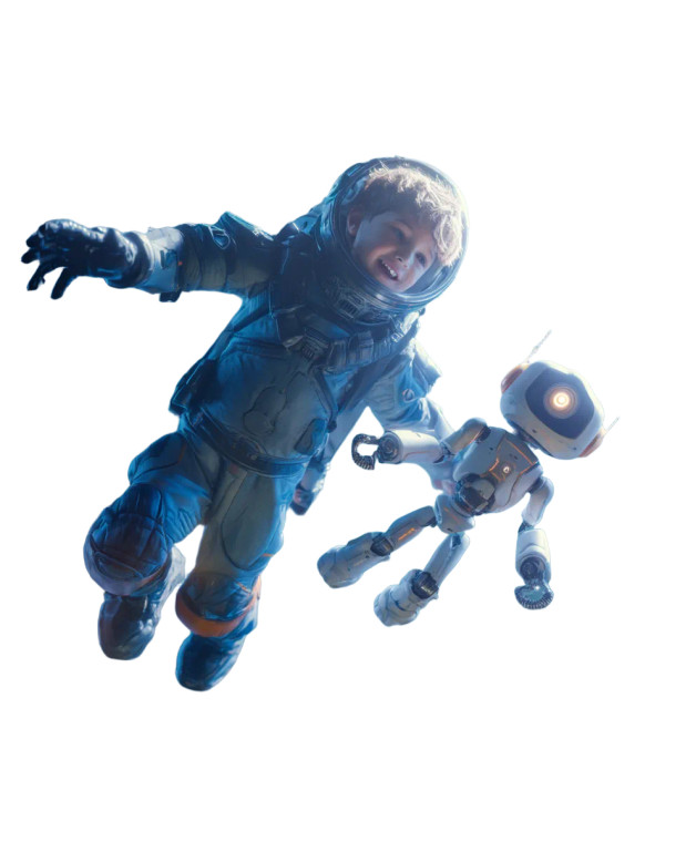 Boy In Space Vinyl Car Decal Sticker – Waterproof & UV-Resistant 8"