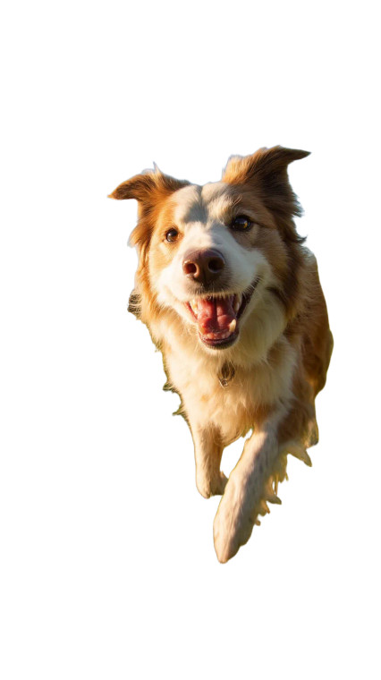 Joyful Border Collie Vinyl Car Decal Sticker – Waterproof & UV-Resistant 8"