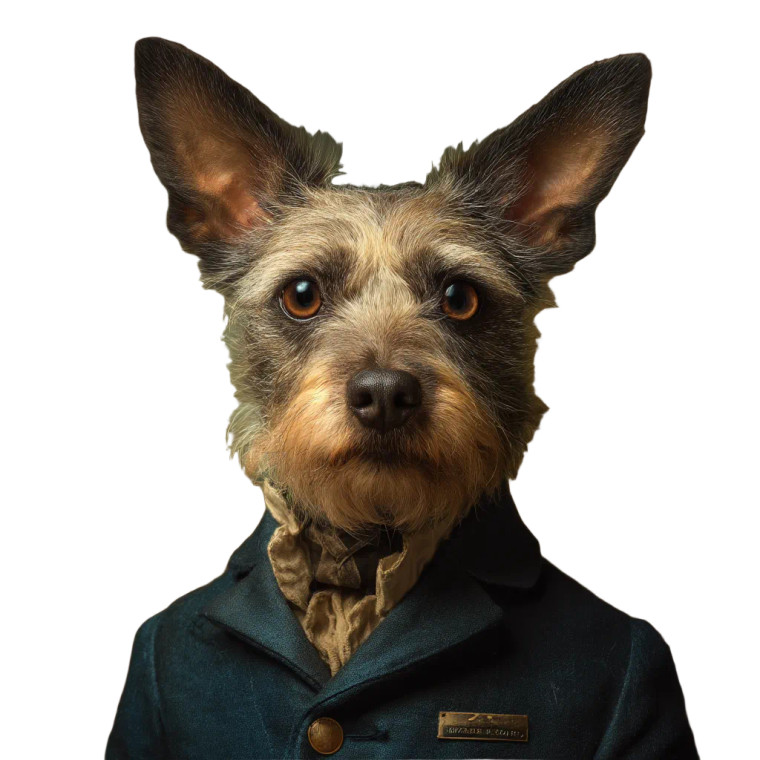 Dog V7 Vinyl Car Decal Sticker – Waterproof & UV-Resistant 8"