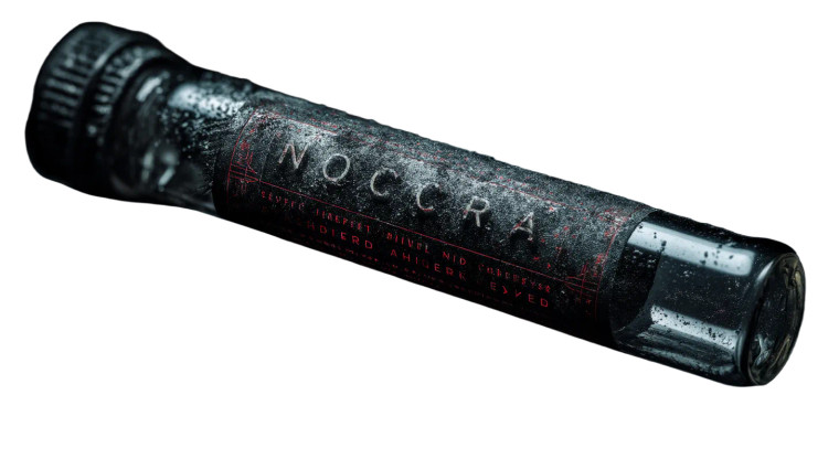 Nocra Serum Design Vinyl Car Decal Sticker – Waterproof & UV-Resistant 8"