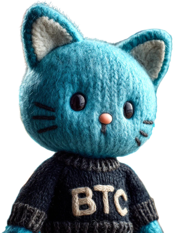 Blue Felt Cat Vinyl Car Decal Sticker – Waterproof & UV-Resistant 8"