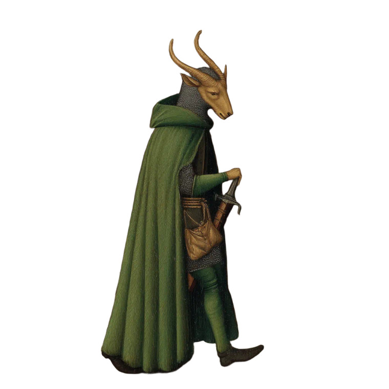 Devil Knight Triumphant Vinyl Car Decal Sticker – Waterproof & UV-Resistant 8"