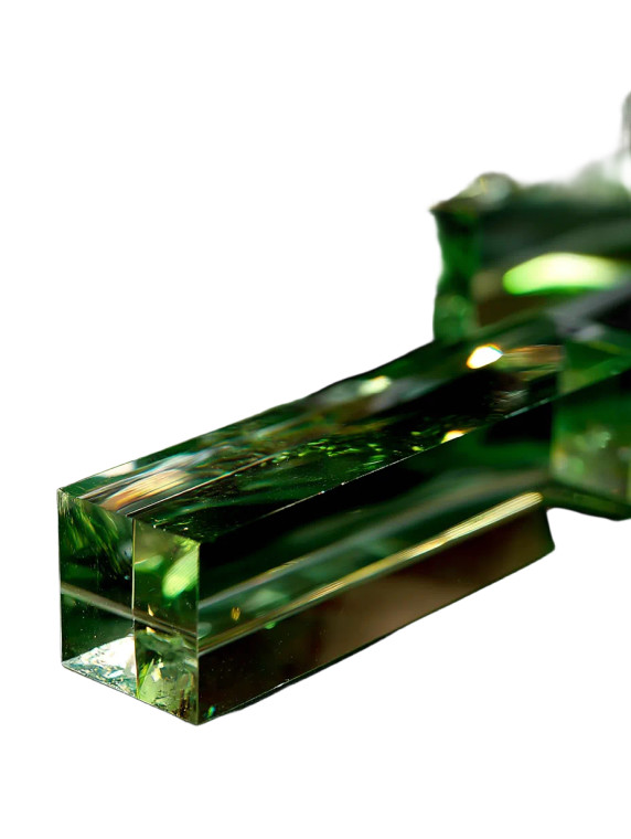 Futuristic Light Prisms Vinyl Car Decal Sticker – Waterproof & UV-Resistant 8"